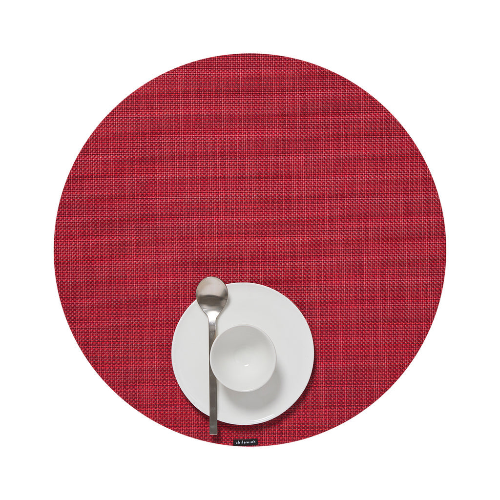 Mini Basketweave Round Placemat