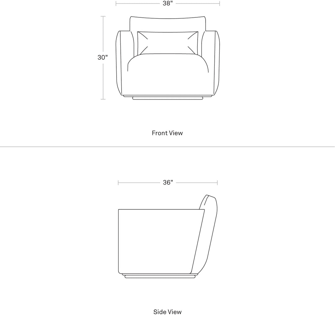 Oft Swivel Lounge Chair
