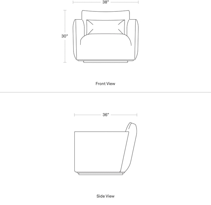 Oft Swivel Lounge Chair