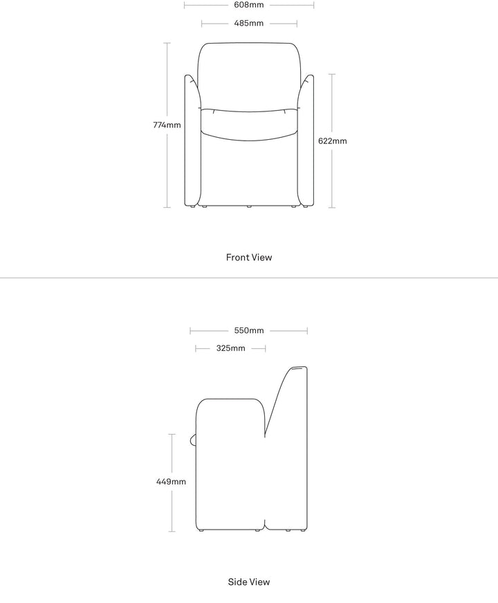 Parentheses Dining Chair