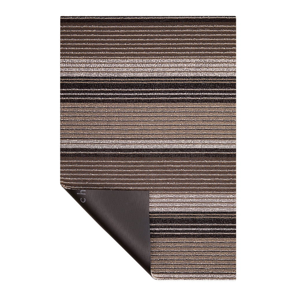 Pleat Stripe Shag Mat