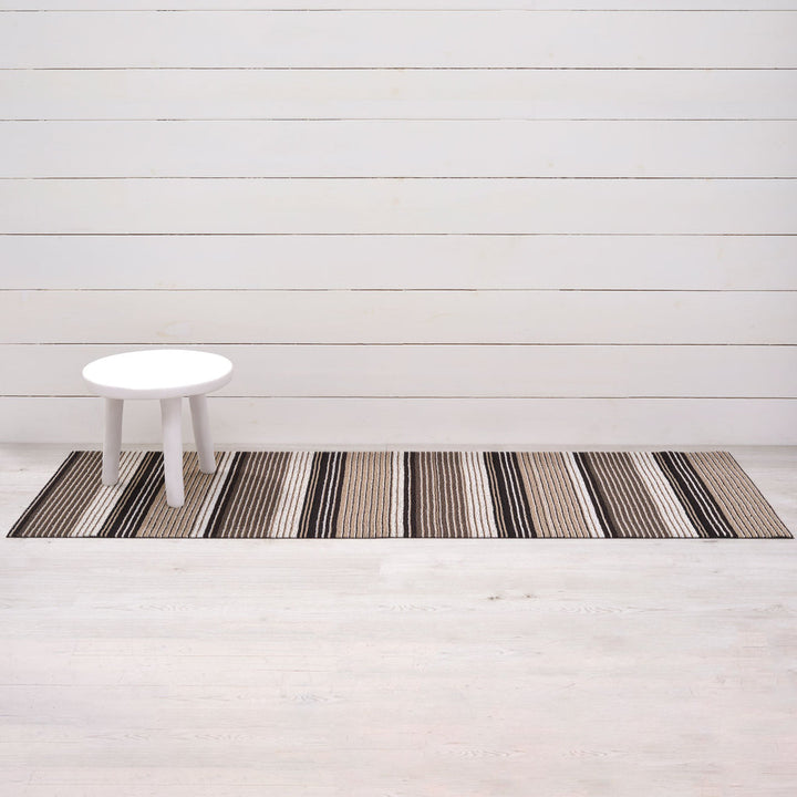 Pleat Stripe Shag Mat