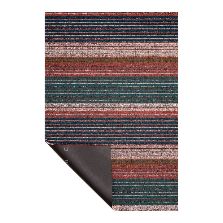 Pleat Stripe Shag Mat