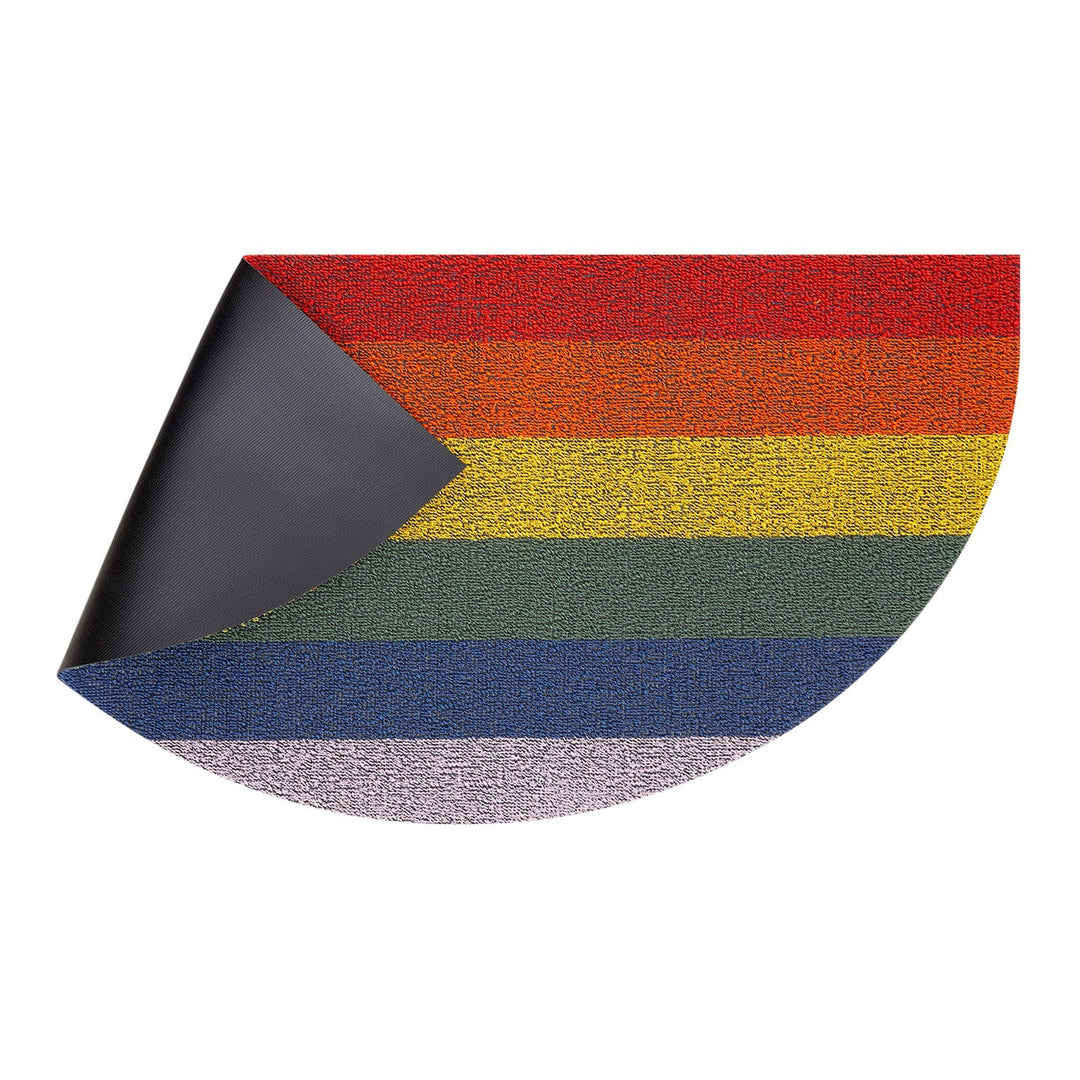 Pride Stripe Shag Mat