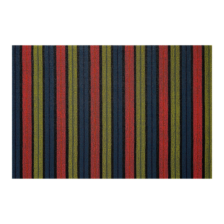 Ribbon Stripe Shag Mat