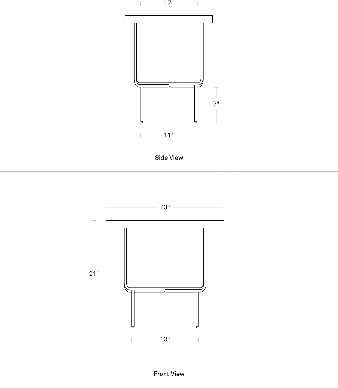 Roundhouse Tall Side Table