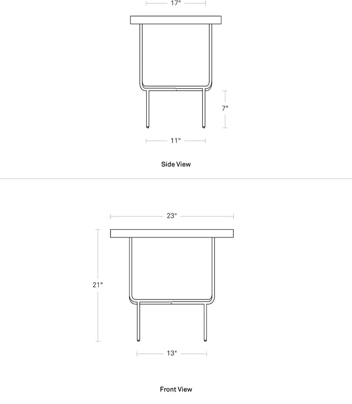 Roundhouse Tall Side Table