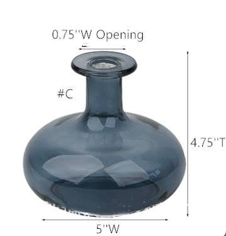 Bud Vase - Blue Grey