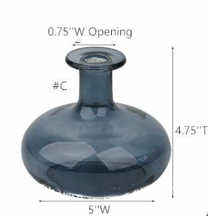 Bud Vase - Blue Grey