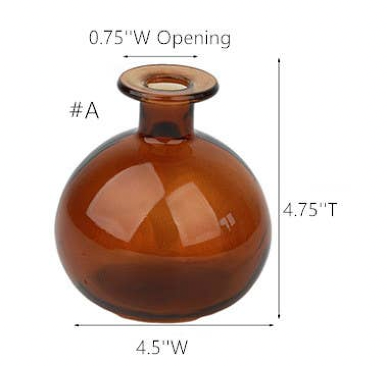 Bud Vase - Amber
