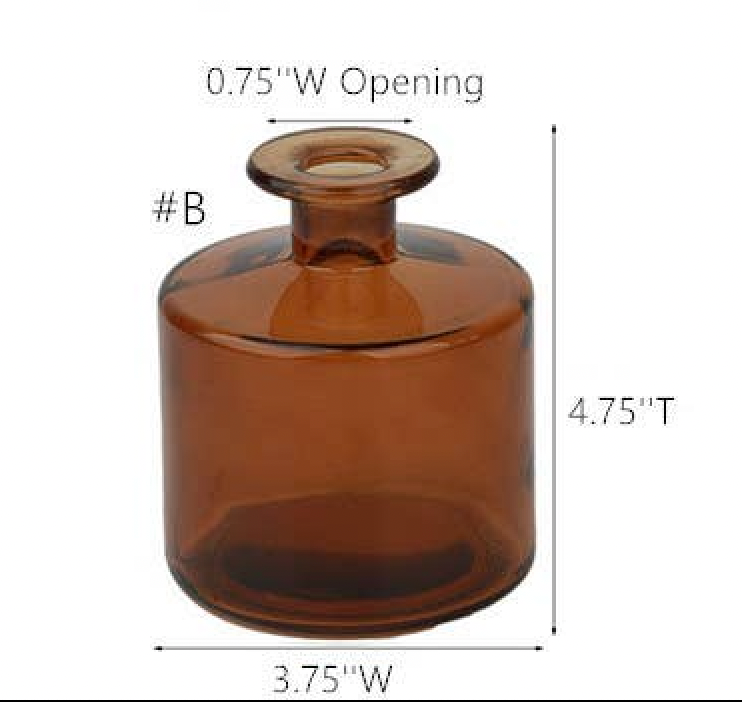 Bud Vase - Amber
