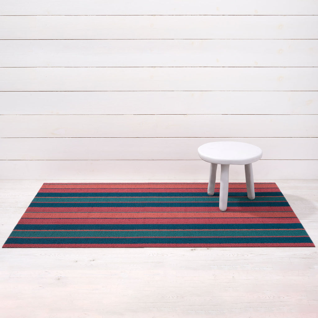 Bolt Stripe Shag Mat