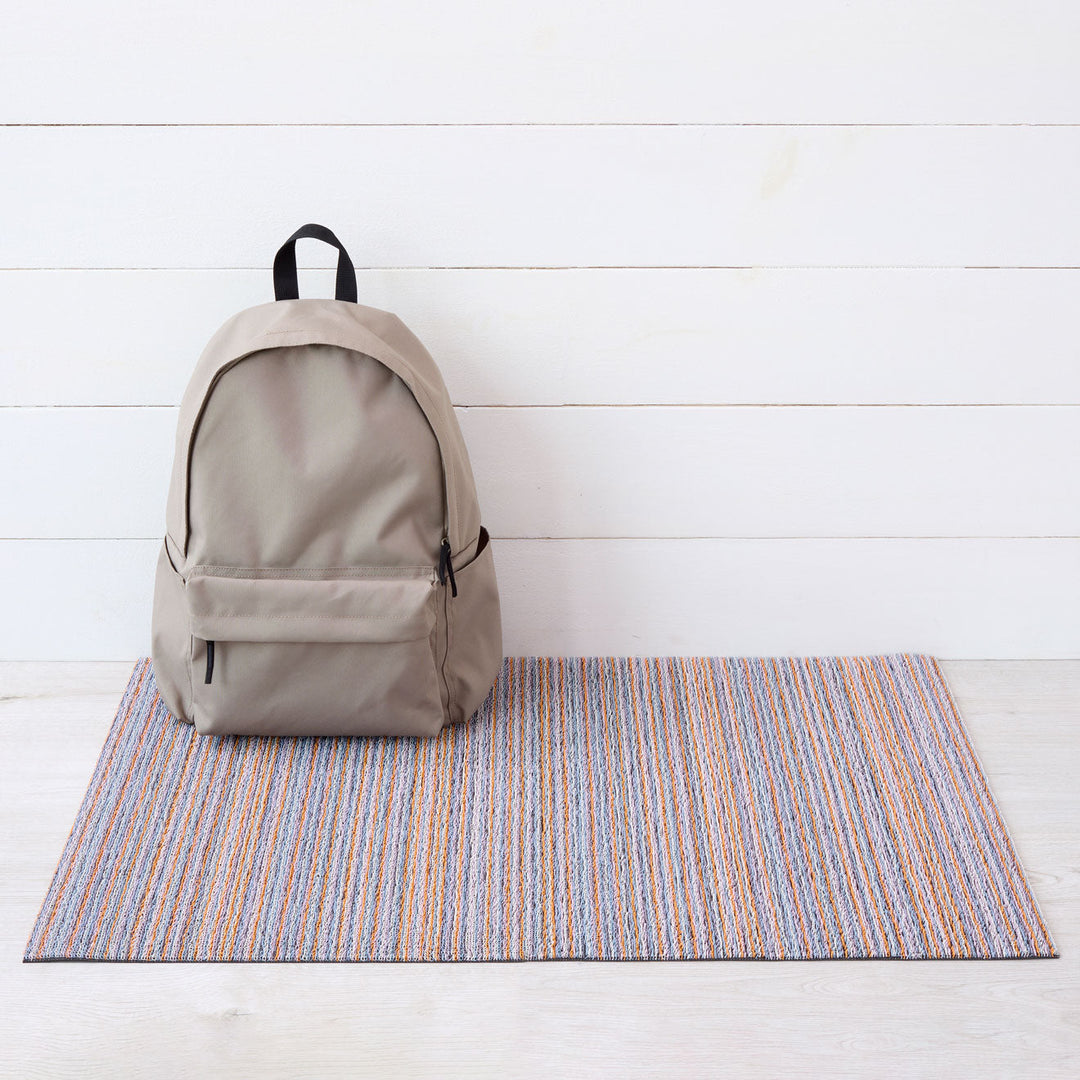 Skinny Stripe Shag Mat