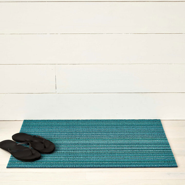 Skinny Stripe Shag Mat