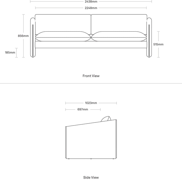 Softmore 96" Sofa
