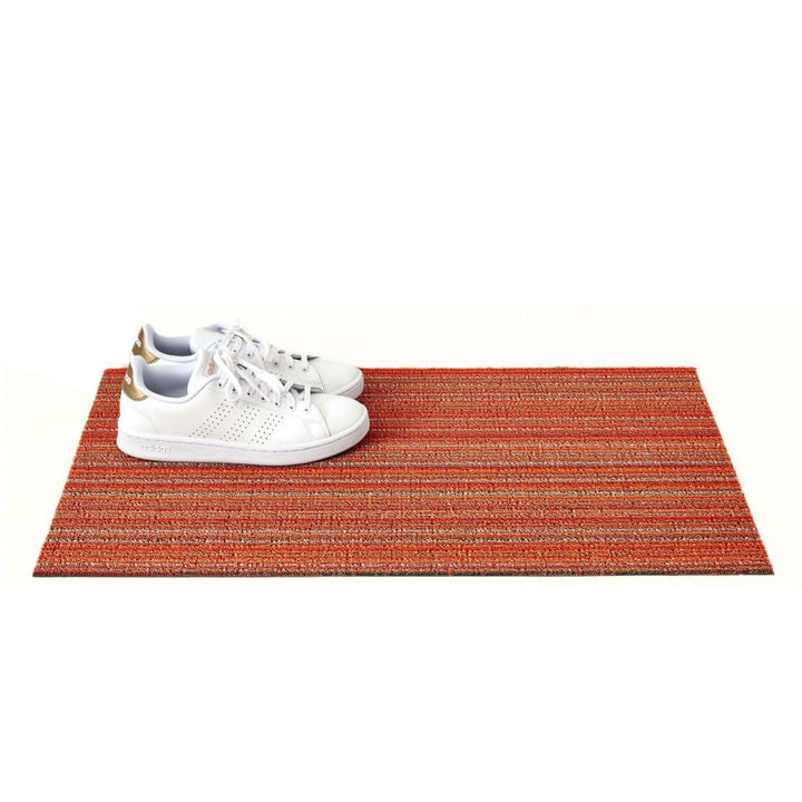 Skinny Stripe Shag Doormat