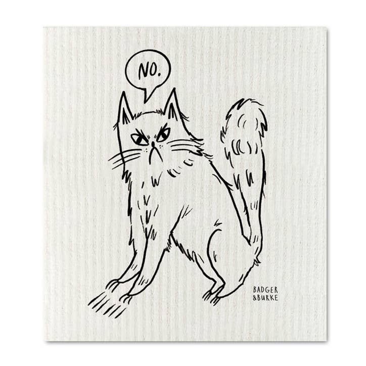 Snitty Kitty "NO" Swedish Sponge Cloth