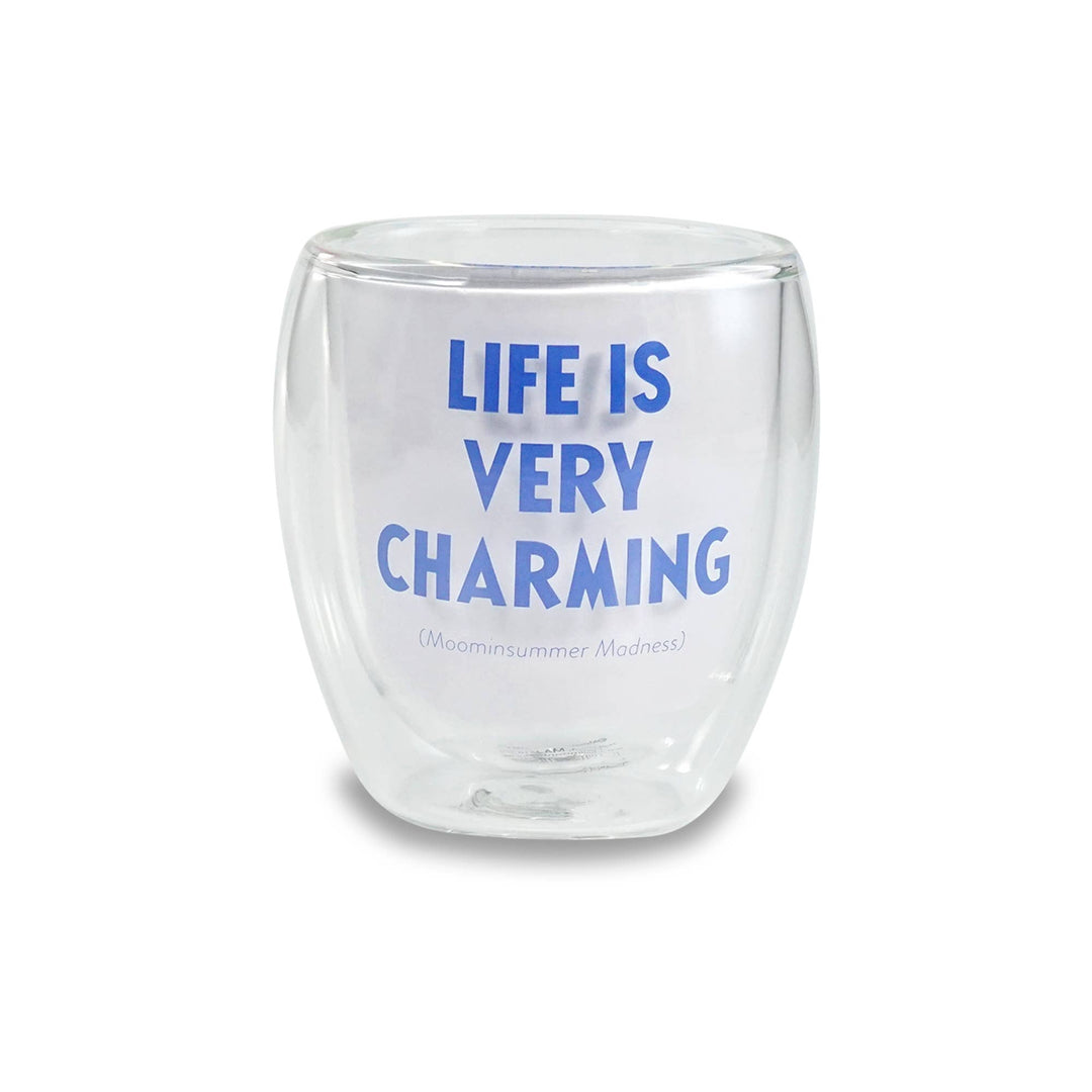 Moomin Winter Double Walled Glass Mug