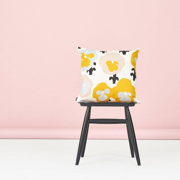 Orvokki Yellow Cushion Cover