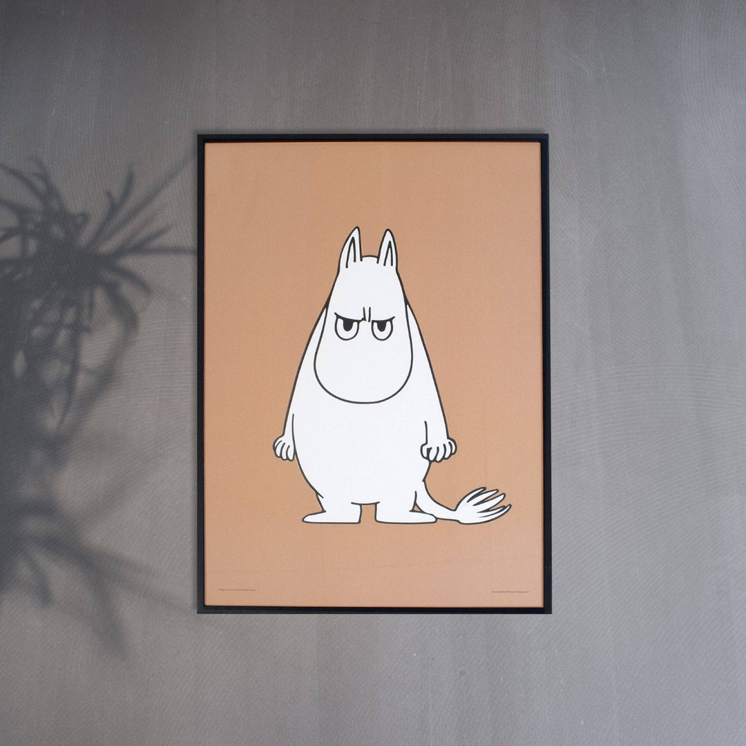 Moomintroll's Temper Poster: 30x40cm - Beige