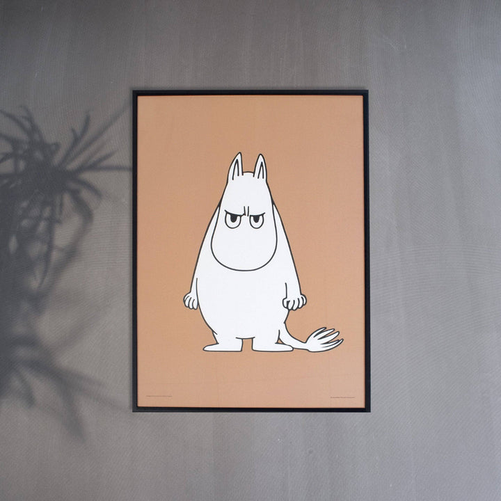 Moomintroll's Temper Poster: 30x40cm - Beige