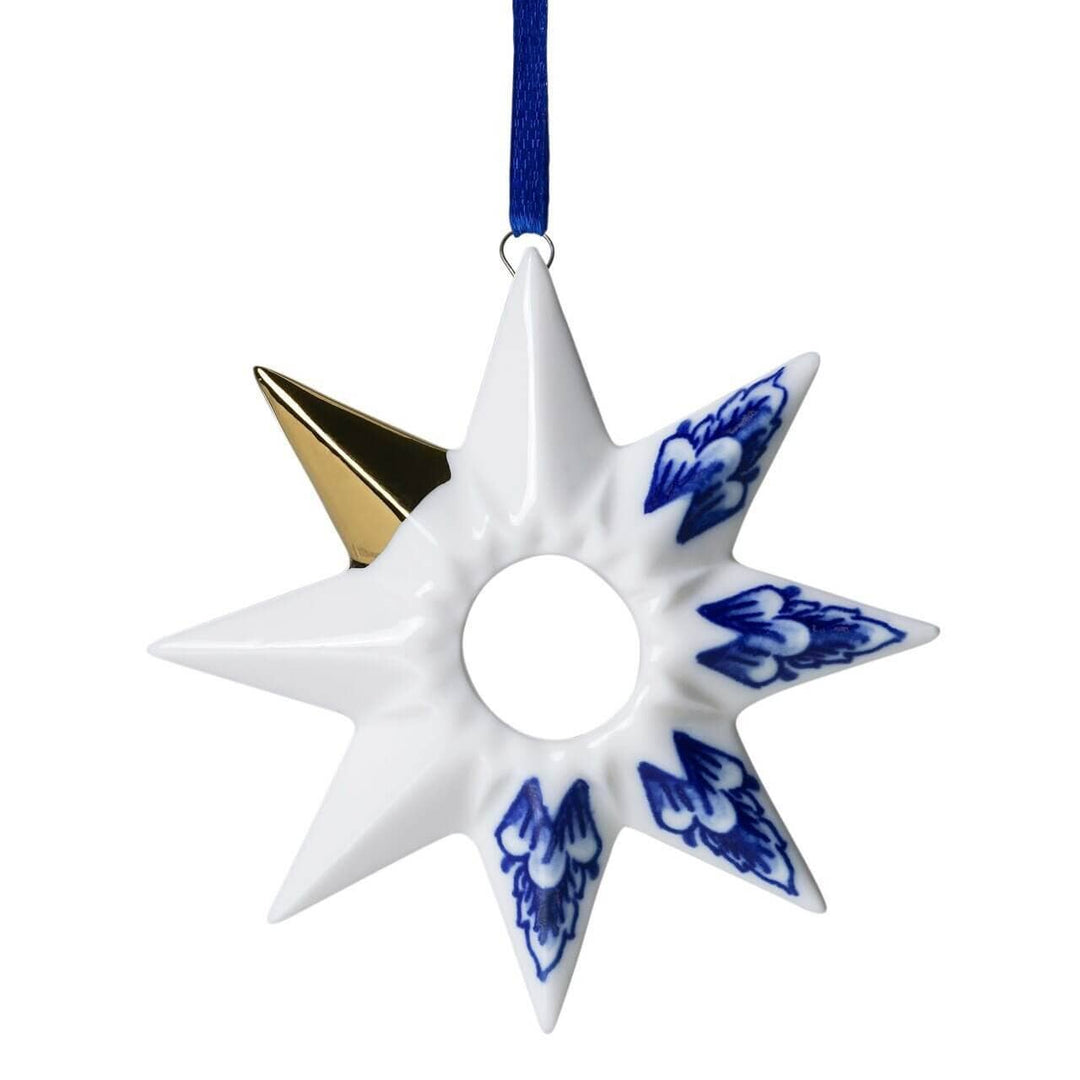 Gold Tipped Star Christmas Ornament