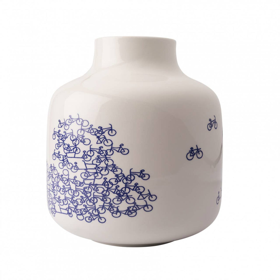 Delft Blue Bike Vase No. 3