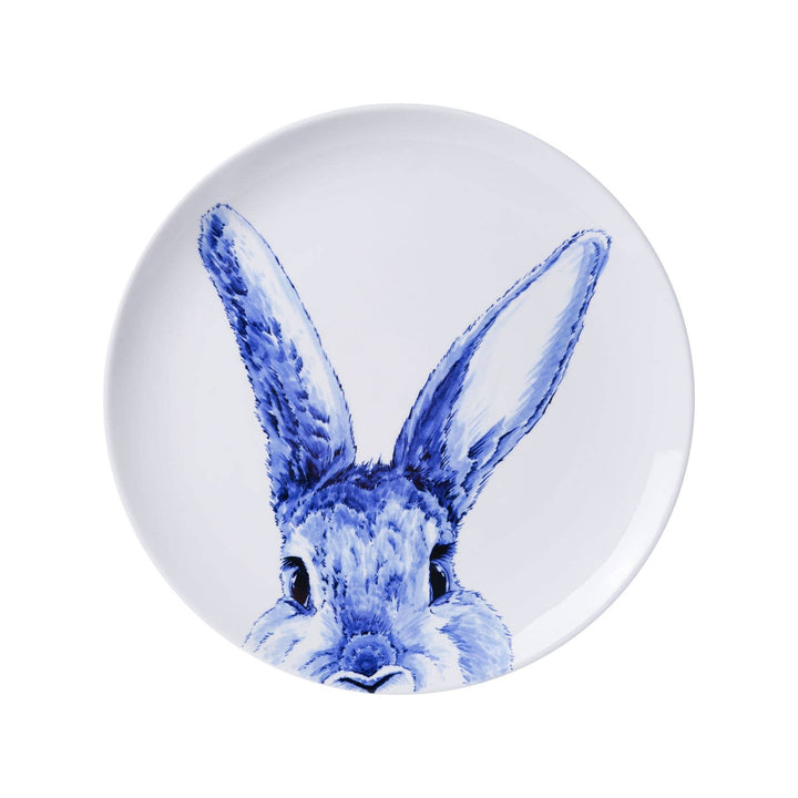 Delft Blue Hare Wall Plate