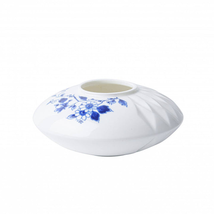 Delft Blue Fold Vase - Short