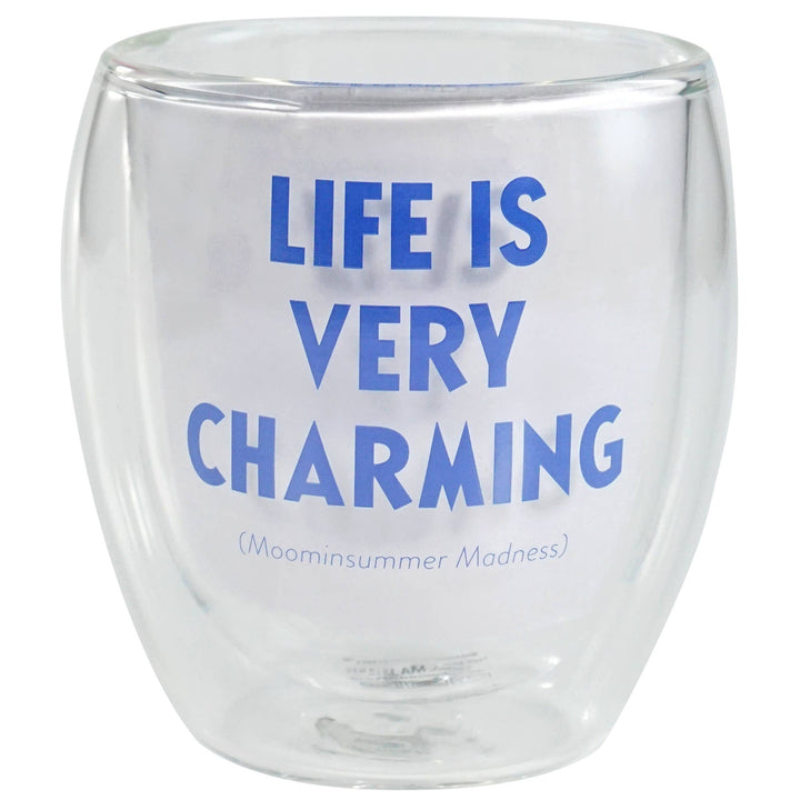 Moomin Winter Double Walled Glass Mug