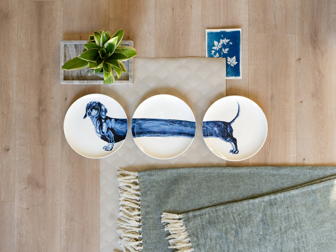 Display Plates Dachshund set (3 pieces)