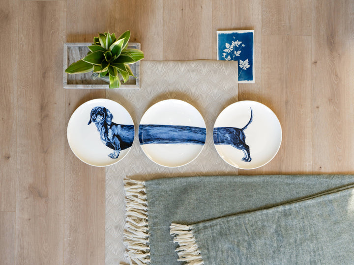 Display Plates Dachshund set (3 pieces)