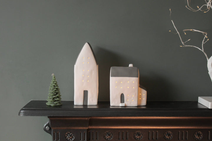 Lovely Ceramic LED House