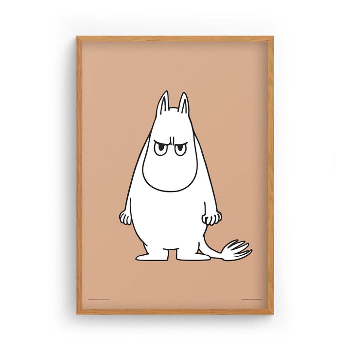 Moomintroll's Temper Poster: 30x40cm - Beige