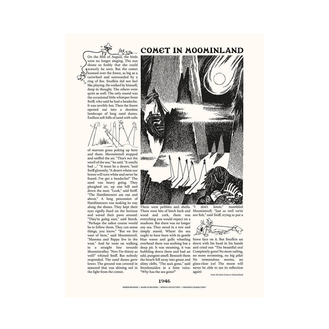 Moomin Novels Poster: 50x70cm