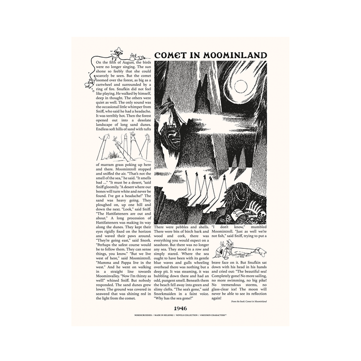 Moomin Novels Poster: 50x70cm