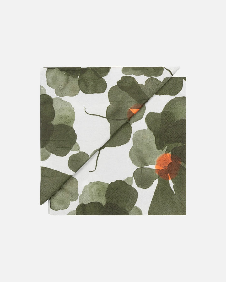 valssi lunch paper napkins - olive