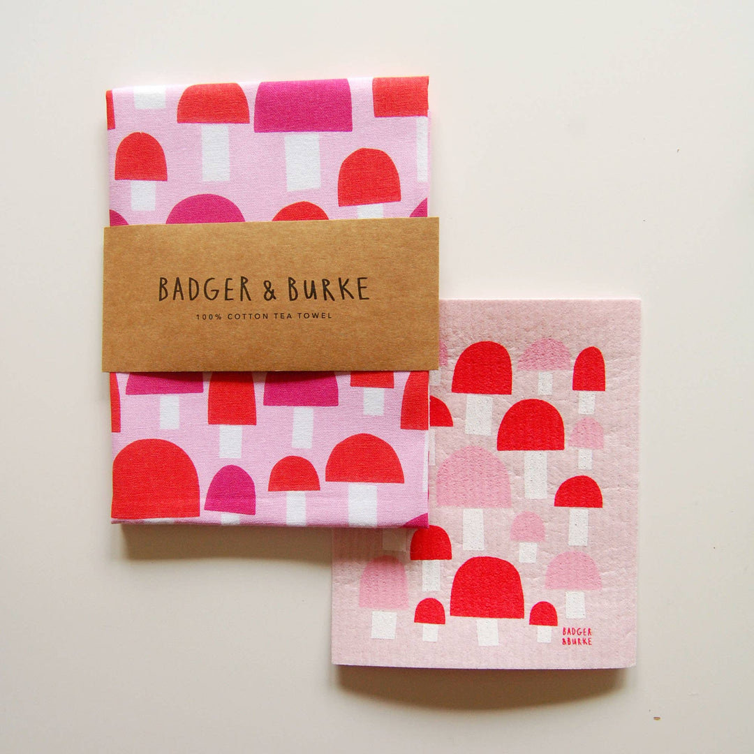 Mushroom Tea Towel