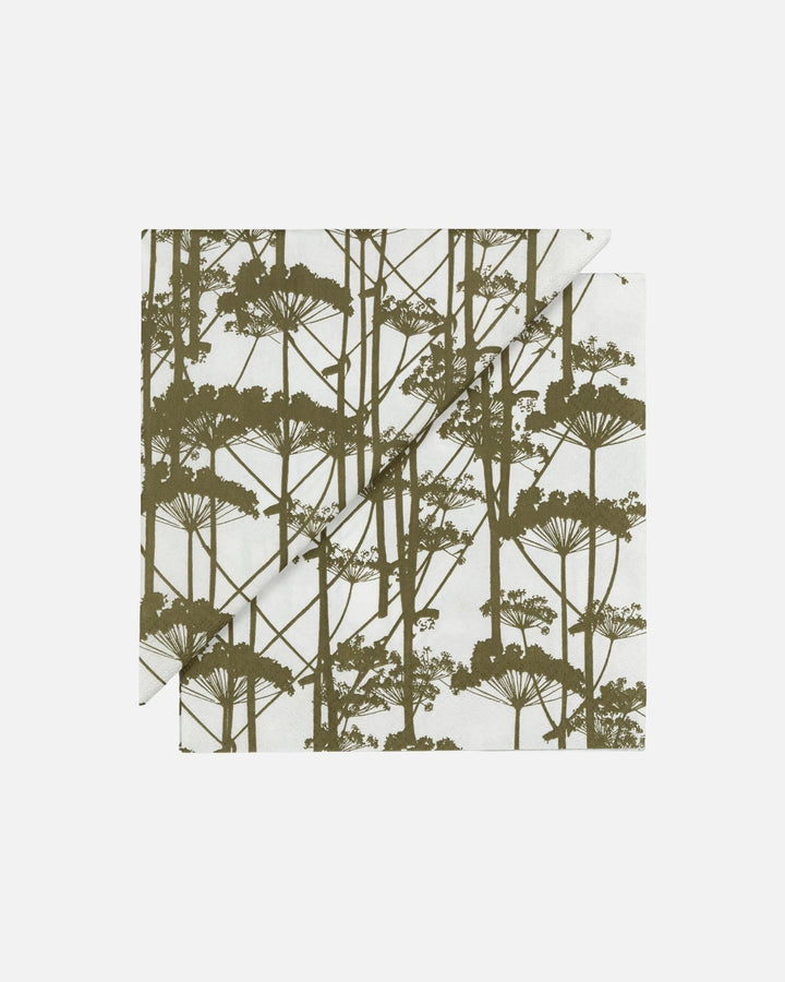 putkinotko lunch paper napkins - olive