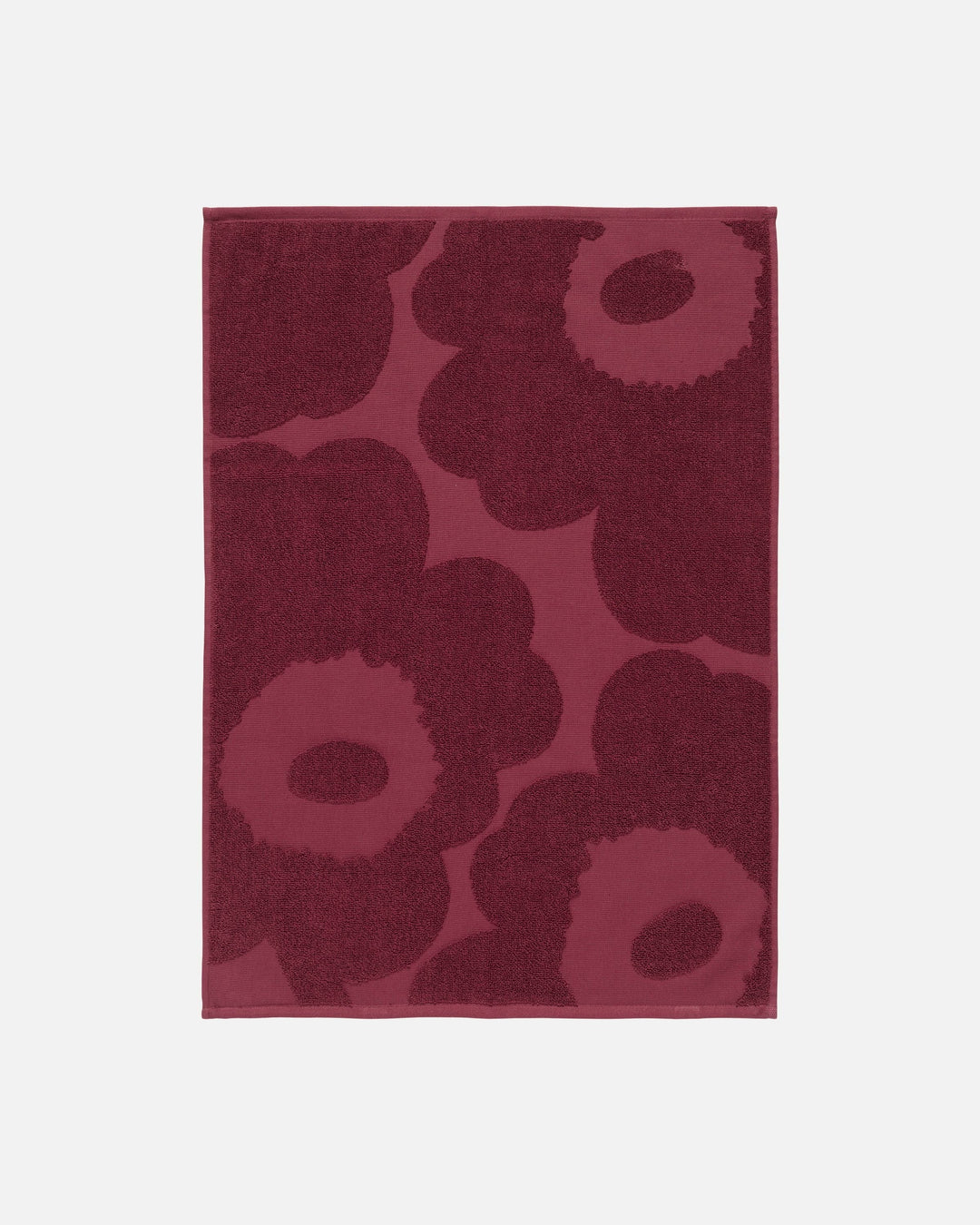 unikko hand towel - burgundy