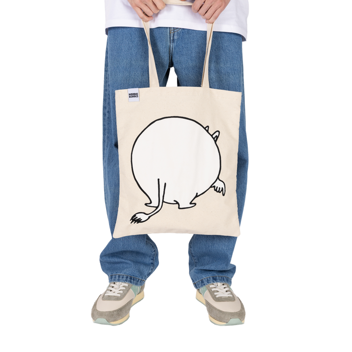 Moomintroll Soft Butt Tote Bag