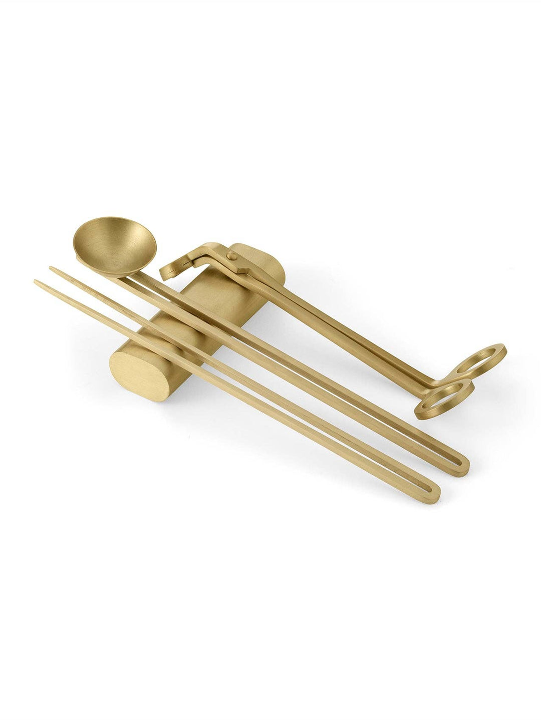 Clip Candle Care Kit: Brass