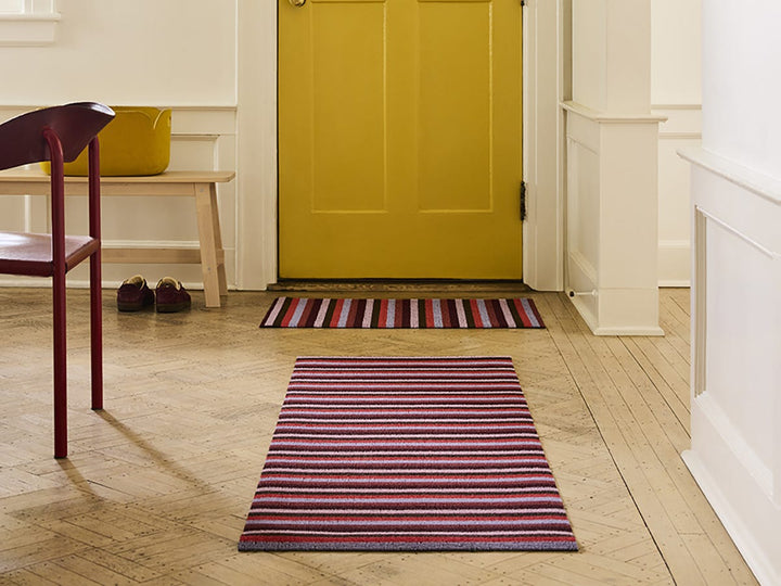 Even Stripe Shag Mat