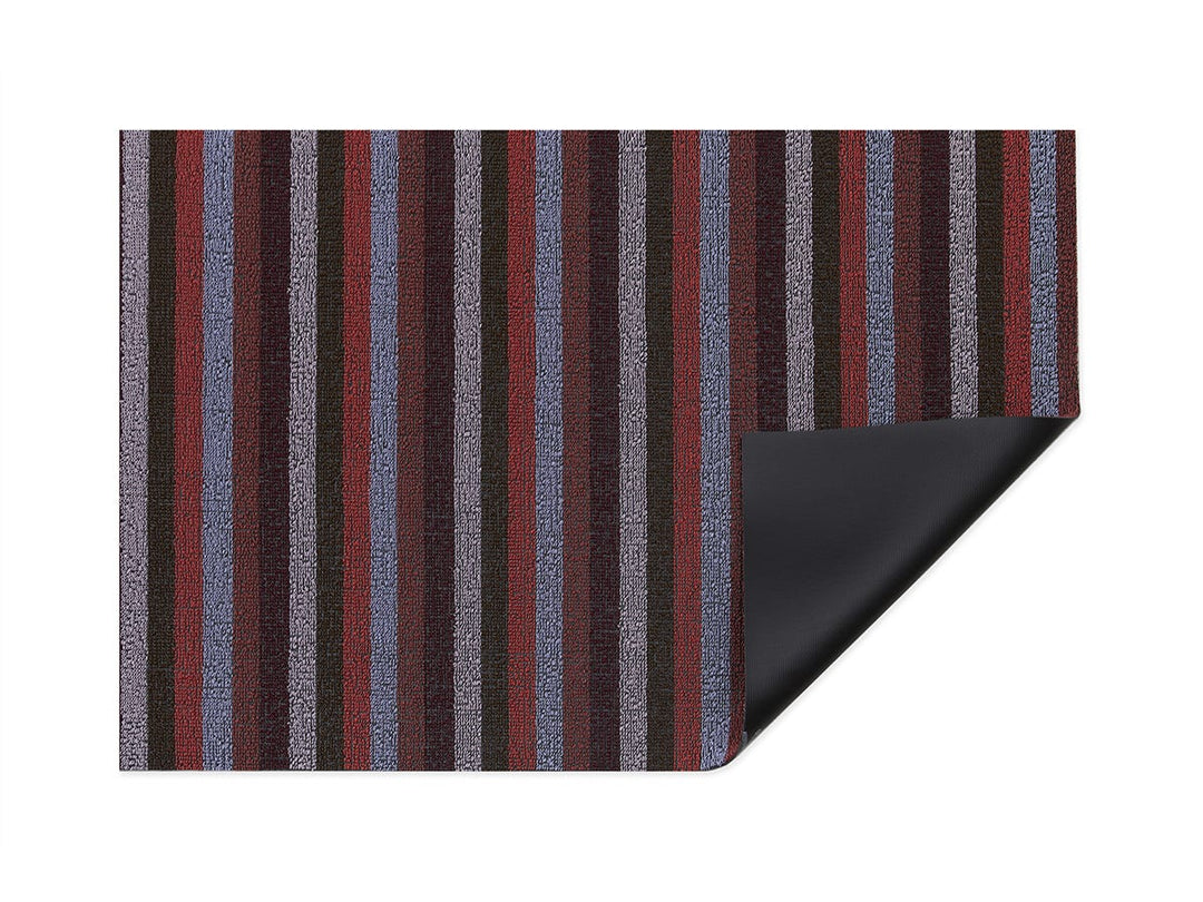 Even Stripe Shag Mat