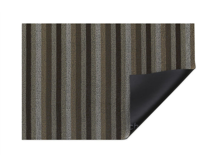 Even Stripe Shag Mat