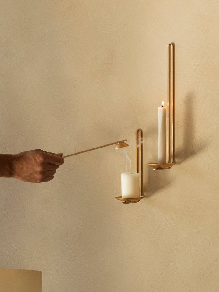 Clip Candle Care Kit: Brass