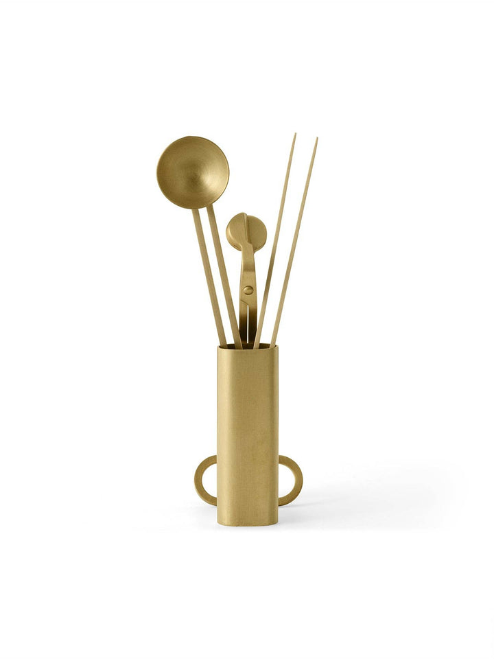 Clip Candle Care Kit: Brass