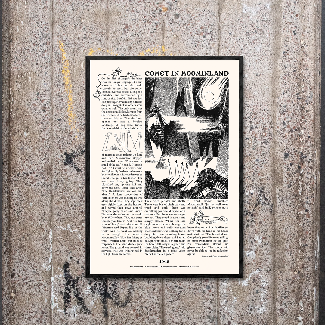 Moomin Novels Poster: 50x70cm