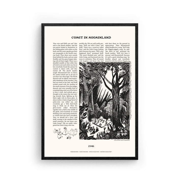 Moomin Novels Poster: 50x70cm