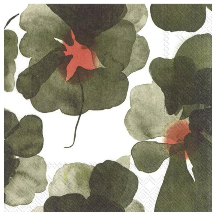 valssi lunch paper napkins - olive